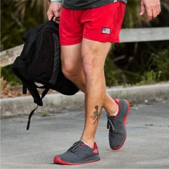 Goruck MEN'S BALLISTIC TRAINERS - WOLF GREY + HIGH RISK RED size 9 NWOB - Picture 11 of 11